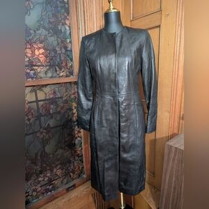 Kenneth Cole Dark Brown Leather Jacket